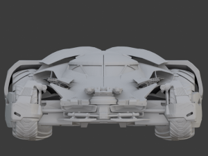 batmobile 3Dプリントモデル