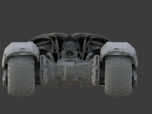 batmobile 3Dプリントモデル