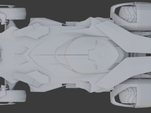 batmobile 3Dプリントモデル