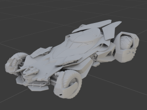 batmobile 3Dプリントモデル