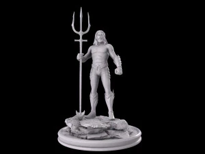 Aquaman 3D stl 3D Druckmodell