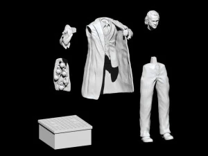 joker heath ledger 3d print model 3D Print Model
