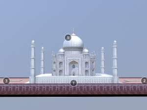 taj mahal Modelo de impresión 3D