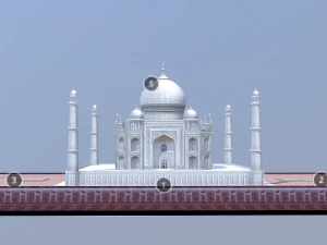 taj mahal 3D Print Model