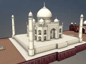 taj mahal Modelo de impresión 3D
