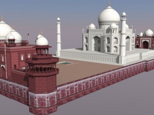 taj mahal Modelo de impresión 3D