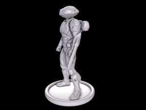 black manta 3Dプリントモデル