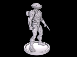 black manta 3Dプリントモデル
