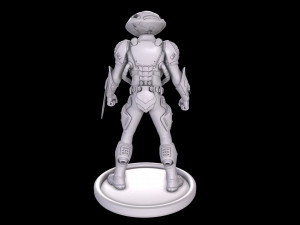 black manta 3Dプリントモデル