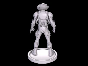 black manta 3D Print Model