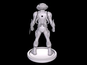 black manta 3D Print Model
