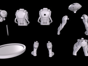 black manta 3Dプリントモデル