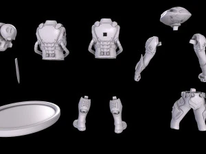 black manta 3D Print Model