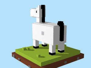 voxel horse - model 2 Modelo 3D