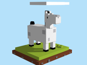 voxel horse - model 2 3D Model