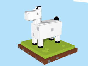 voxel horse - model 2 3D Model