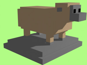 voxel sheep - model 2 3D Model