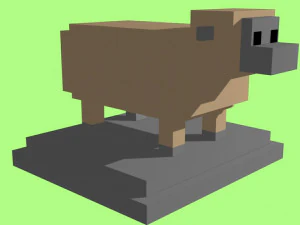 voxel sheep - model 2 3D Model