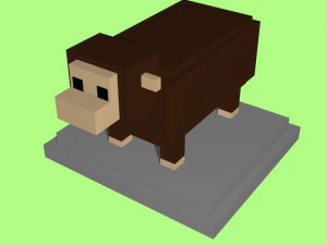 voxel sheep - model 3 3D Model