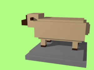 voxel sheep - model 5 3D Model