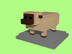 voxel sheep - model 5 3D Model