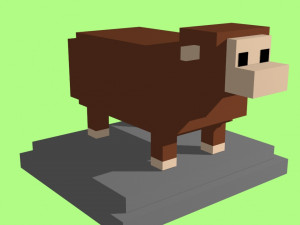 voxel sheep - model 7 3D Model