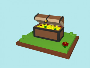 voxel chest - model 1 3D Model