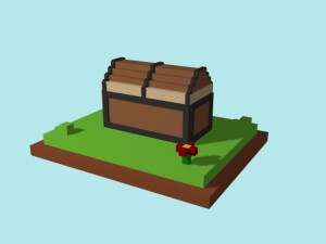voxel chest - model 1 3D Model