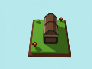 ba&uacute; voxel - modelo 1 Modelo 3D