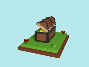 voxel chest - model 1 3D Model