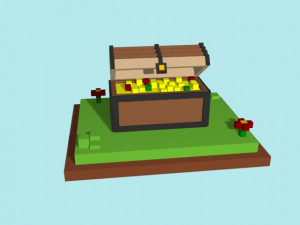 voxel chest - model 1 3D Model