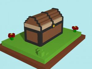 voxel chest - model 1 3D Model