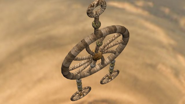 dream catcher 3D Model .c4d .max .obj .3ds .fbx .stl .blend 
