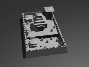 Castelo Low Poly 1 Modelo 3D