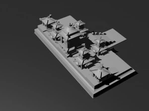 Low Poly Castle 3 3D Model