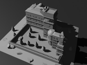 Low Poly Castle 5 3D 모델