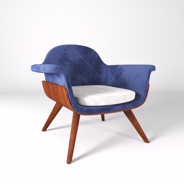 modern armchair 3D Model .c4d .max .obj .3ds .fbx .stl .blend