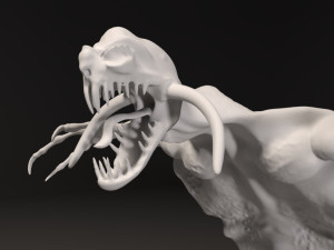 snake monster 3D 模型