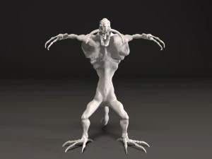 monstre serpent Modèle 3D