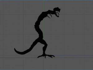 monstre serpent Modèle 3D