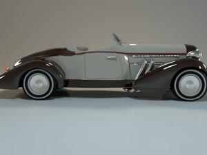 classic car rigged chevrolet Model 3D
