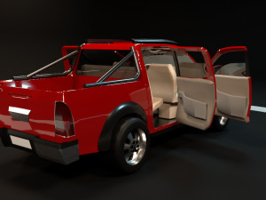 toyota hilux 3D 모델