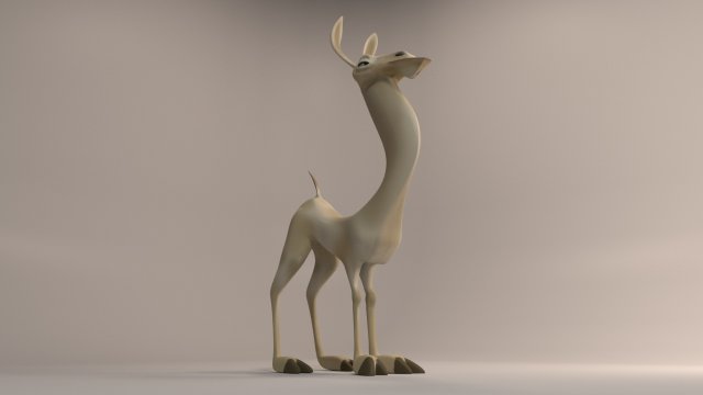llama 3D Model .c4d .max .obj .3ds .fbx .stl .blend 