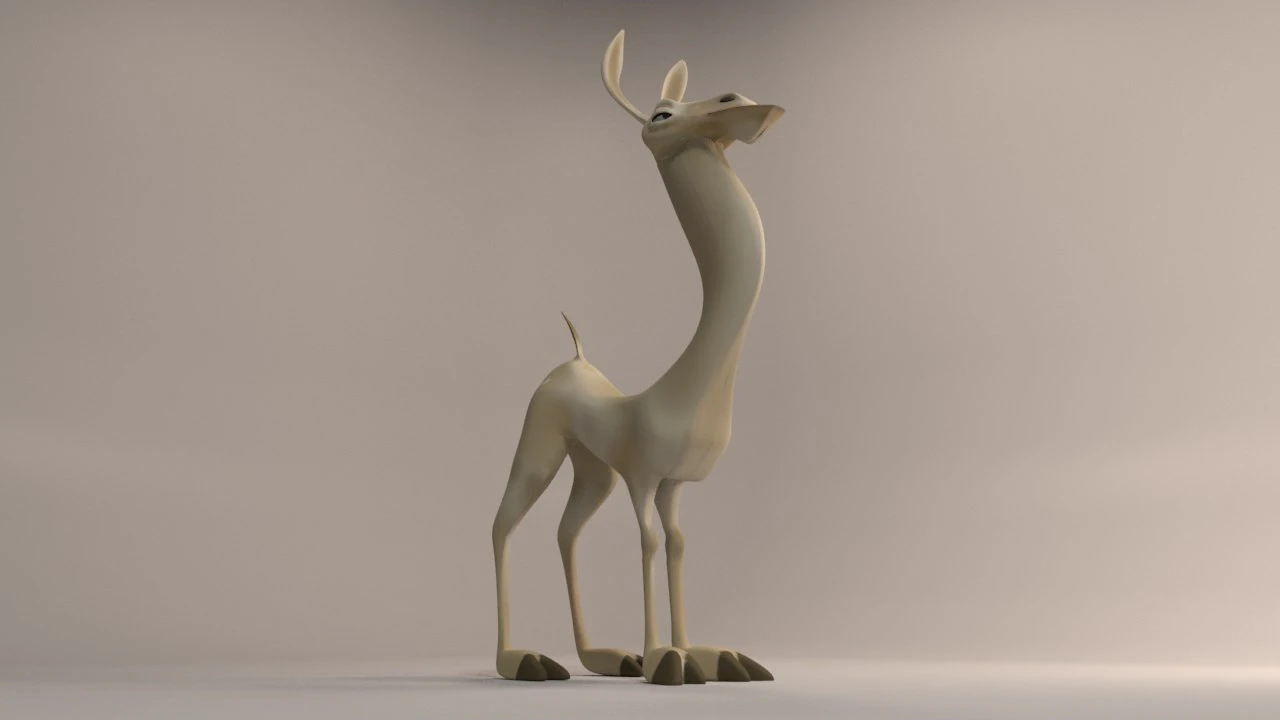 llama 3D Model .c4d .max .obj .3ds .fbx .stl .blend
