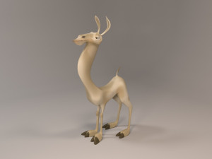 llama 3D Model