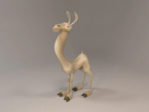 llama 3D Model