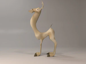 llama 3D Model