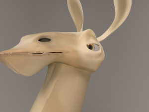 llama 3D Model