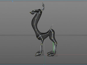 llama 3D Model