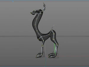 llama 3D Model
